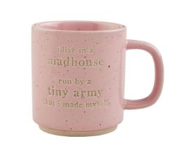 PINK FUNNY MOM MUG Mud Pie