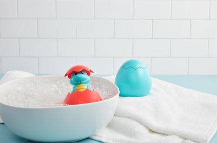 BLUE POP UP DINO BATH TOY Mud Pie