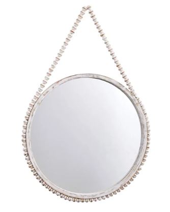 HANGING BEADED MIRROR Mud Pie
