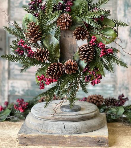 20" Pageantry Magnolia Wreath Vintage Floral Imports, Inc.