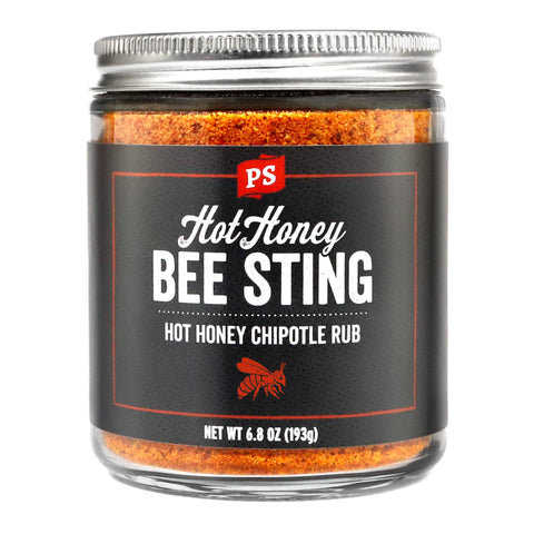 Bee Sting - Hot Honey Chipotle BBQ Rub: Original (6.8 oz) PS Seasoning
