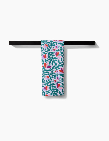 Spring Wavy Leaves Tea Towel - Treehouse Gift & Home - Onalaska Wisconsin