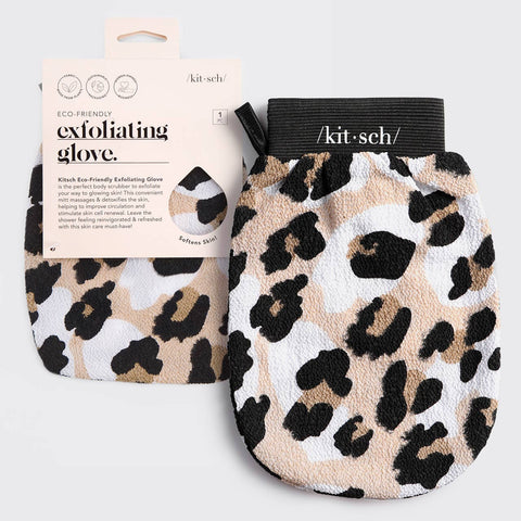 Eco-Friendly Exfoliating Glove - Leopard KITSCH