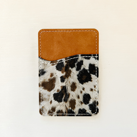 Cowhide Leather Card Holder (14 Options): 2 Olivia + Rose
