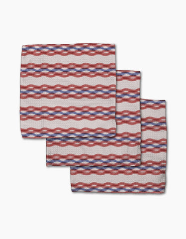 Waving Stripe Dishcloth Set Geometry