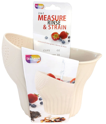Measure Rinse & Strain: Yellow - Treehouse Gift & Home - Onalaska Wisconsin