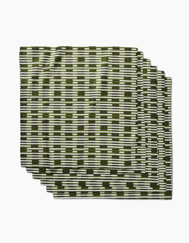 Clover Stripe Dinner Napkin Set - Treehouse Gift & Home - Onalaska Wisconsin