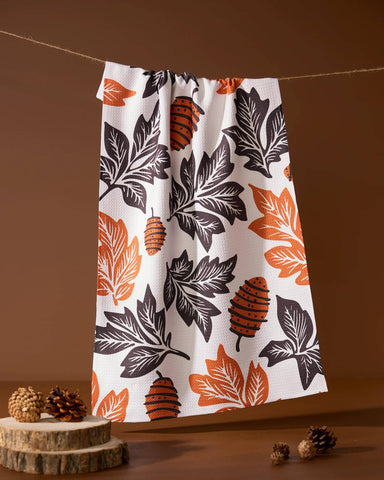 Woodland Waltz Tea Towel Geometry