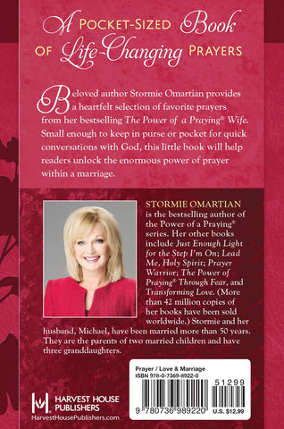 The Power of a Praying Wife Book of Prayers Harvest House Publishers Gift & Specialty Books