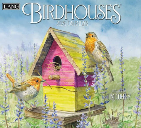 2026 BIRDHOUSES LANG WALL CALENDAR Lang Companies, Inc