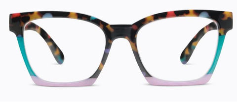 Birdie - Peepfetti Tortoise Colorblock +1.25 Peepers