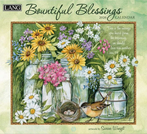 BOUNTIFUL BLESSINGS-2026 LANG WALL CALENDAR Lang Companies, Inc