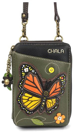 Wallet Crossbody - Monarch Butterfly Chala Handbags