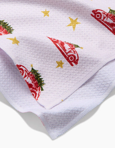 Christmas Bug Tea Towel Geometry
