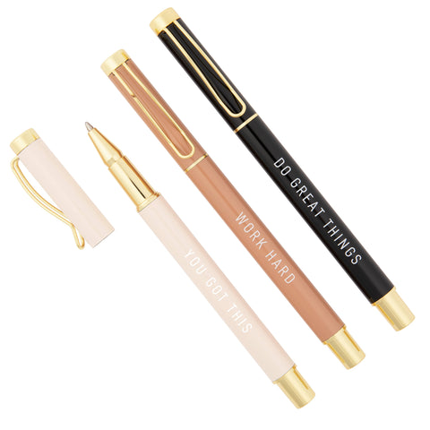 Motivational Metal Pen Set - Home Decor & Gifts Sweet Water Decor