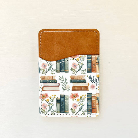 Bookish Florals Leather Card Holder (15 Options): 15 Olivia + Rose