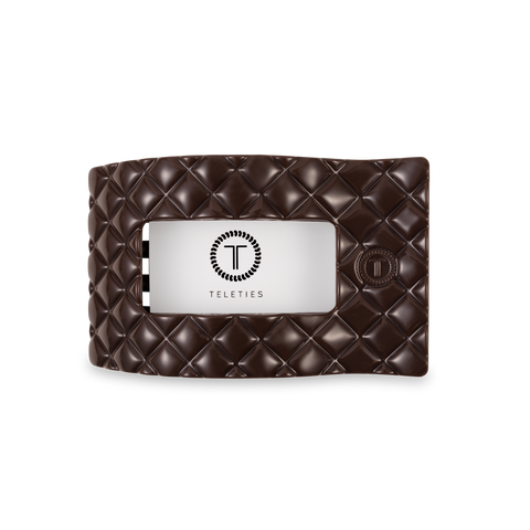 Flat Rectangle Hair Clip | Medium | Truly Taupe Quilted TELETIES