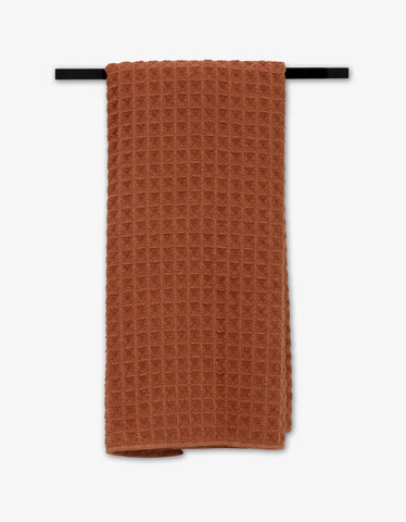 Clay Waffle Hand Towel Geometry