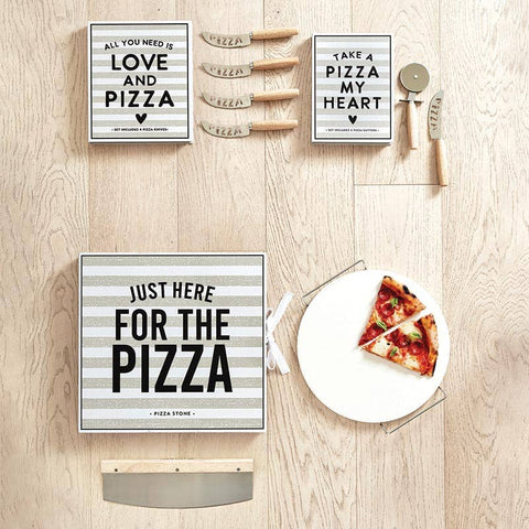 Pizza Cutter Book Box - Take a Pizza My Heart Santa Barbara Design Studio by Creative Brands