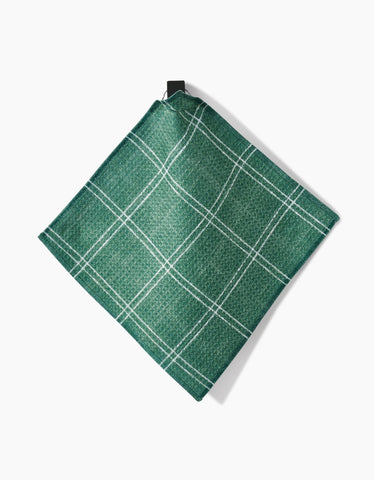 Pine Forest Plaid Dishcloth Set Geometry