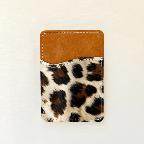 Cowhide Leather Card Holder (14 Options): 2 Olivia + Rose