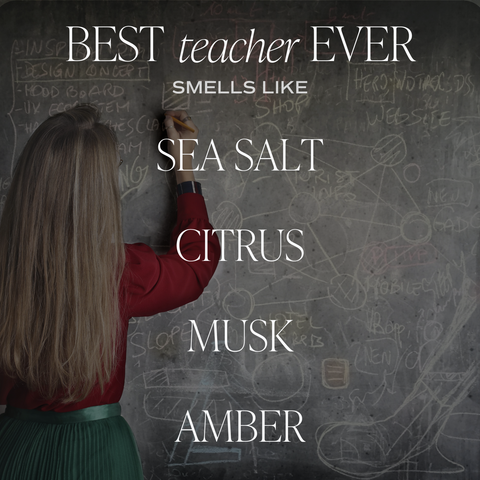 Best Teacher Ever 9 oz Soy Candle - Home Decor & Gifts Sweet Water Decor