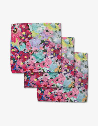 Pink Fields of Joy Dishcloth Set - Treehouse Gift & Home - Onalaska Wisconsin