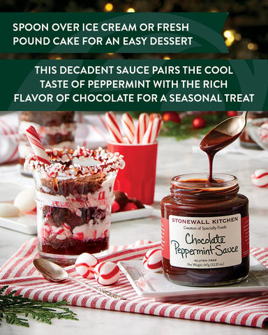 Chocolate Peppermint Sauce 12.25oz Stonewall Kitchen