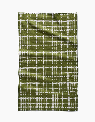 Cutoff Plaid Tea Towel - Treehouse Gift & Home - Onalaska Wisconsin