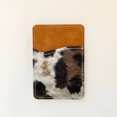 Cowhide Leather Card Holder (14 Options): 2 Olivia + Rose