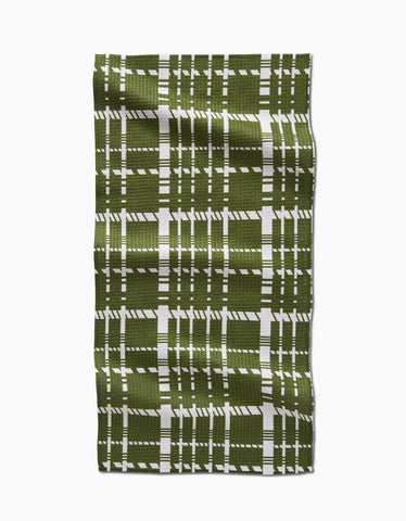 Cutoff Plaid Bar Towel - Treehouse Gift & Home - Onalaska Wisconsin