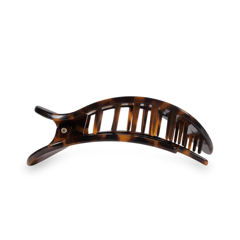 Round Flat Hair Clip | Medium | Tortoise TELETIES