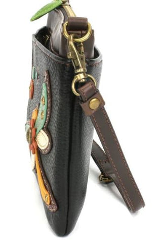 LaserCut MiniCrossbody - Dragonfly black Chala Handbags