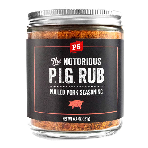 Notorious P.I.G. - Pulled Pork Rub: Original (6.4 oz) PS Seasoning