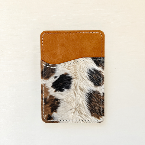 Cowhide Leather Card Holder (14 Options): 2 Olivia + Rose
