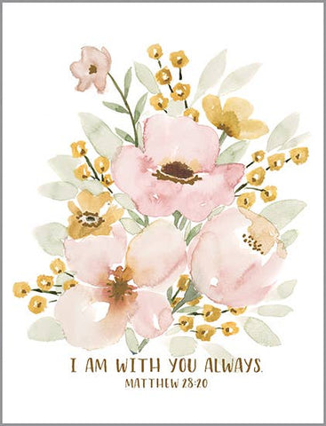 With Scripture Thinking of You Card - With You Always - Treehouse Gift & Home - Onalaska Wisconsin