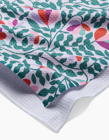 Spring Wavy Leaves Tea Towel - Treehouse Gift & Home - Onalaska Wisconsin