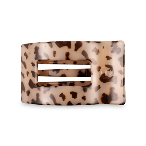 Flat Rectangle Hair Clip | Medium | Blonde Tortoise TELETIES