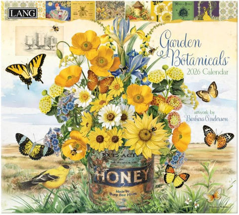 GARDEN BOTANICALS-2026 LANG WALL CALENDAR Lang Companies, Inc