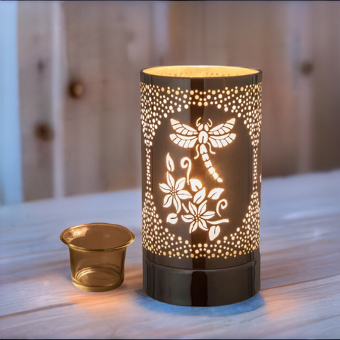 Table Lamp - Silver Dragonfly Touch Lamp Peterson Housewares