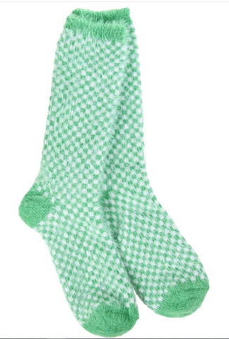 Green Check - WSFECRWW Crescent Sock Company