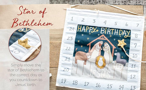 Happy Birth Jesus Advent Calendar Demdaco