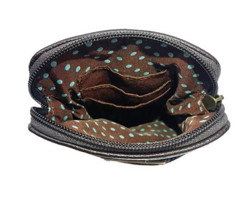 CellPhone Xbody - Highland Cow - green stripe Chala Handbags