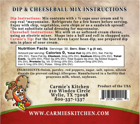 Manana Mexican Dip Carmies Kitchen