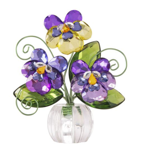 4" PANSY POSY POT,ACRYLIC
Pansy POSY POT® Ganz
