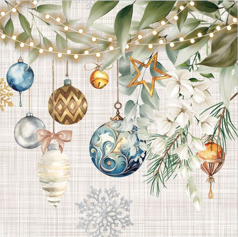 MDW Peace on Earth Cocktail Napkin Stonewall Kitchen