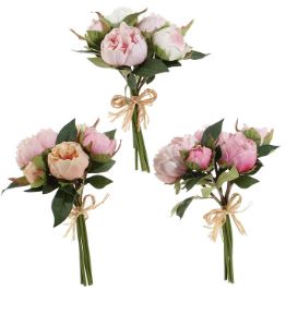 10" Peony Bundle RAZ Imports