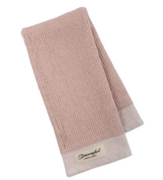 Pink Quartz Washed Waffle Dishtowel Design Imports