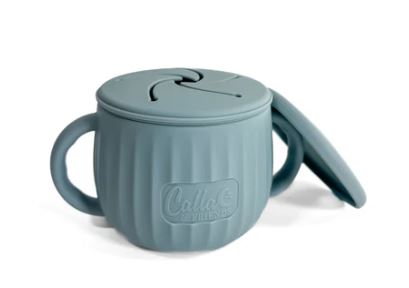 The Miller Snack Cup - Powder Blue Calla & Friends
