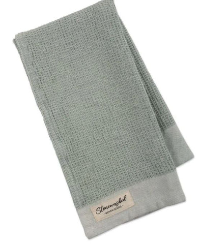 Jadeite Washed Waffle Dishtowel Design Imports